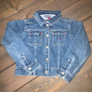 Tommy Hilfiger Kids Denim Jacket with Button Details